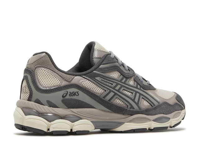 Asics Gel-NYC Oatmeal Obsidian Grey Back