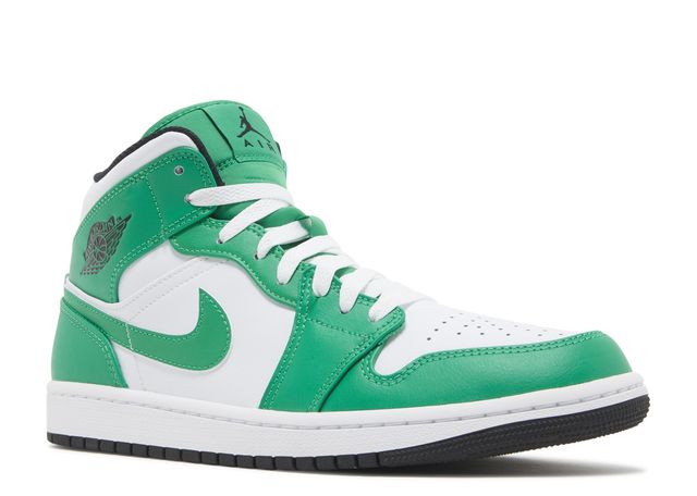 Jordan 1 Mid Lucky Green Front