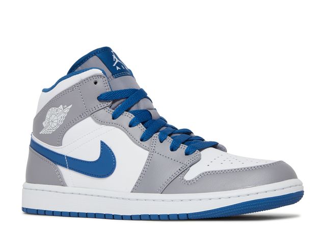 Jordan 1 Mid True Blue Front