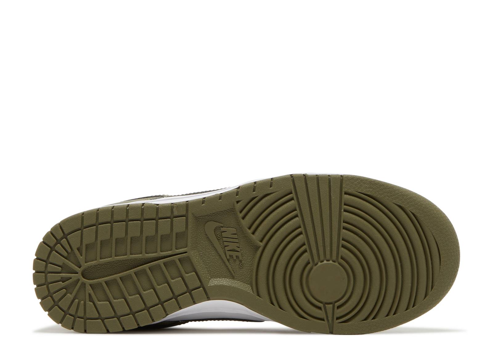 Nike Dunk Low Medium Olive Bottom