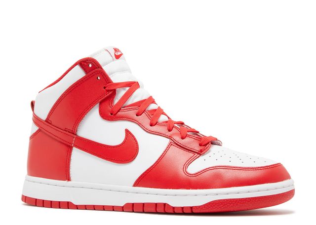 Nike Dunk High Championship White Red Front