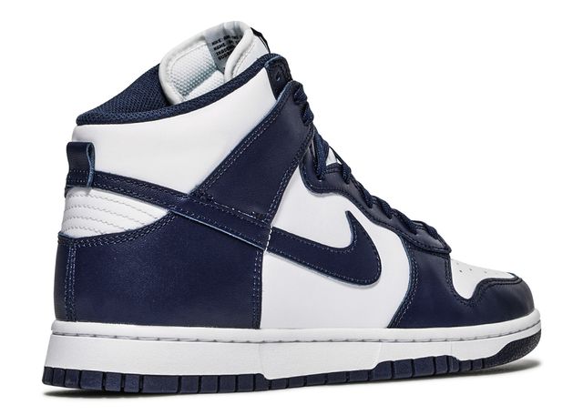 Nike Dunk High Midnight Navy Back