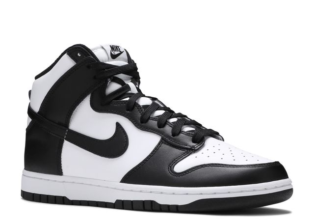 Nike Dunk High Panda Black White Front