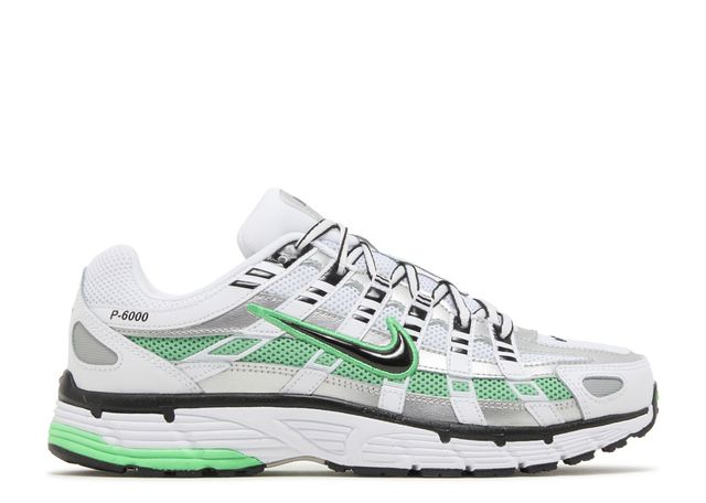 Nike P-6000 White Spring Green Side