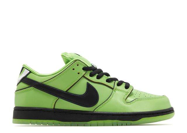 Nike SB Dunk Low The Powerpuff Girls Buttercup Side